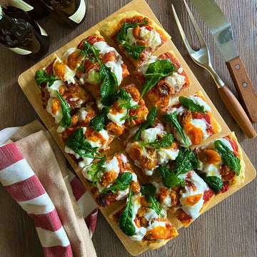 Cherry Tomato and Garlic Confit Pizza