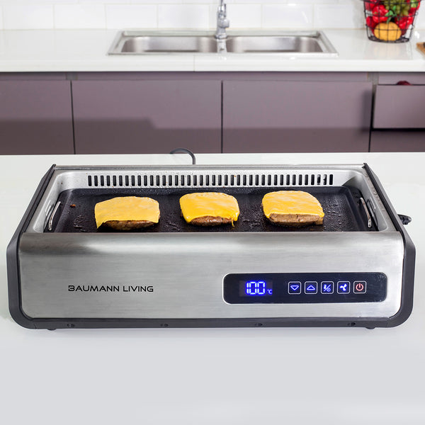 Indoor Electric Smokeless Grill & Griddle