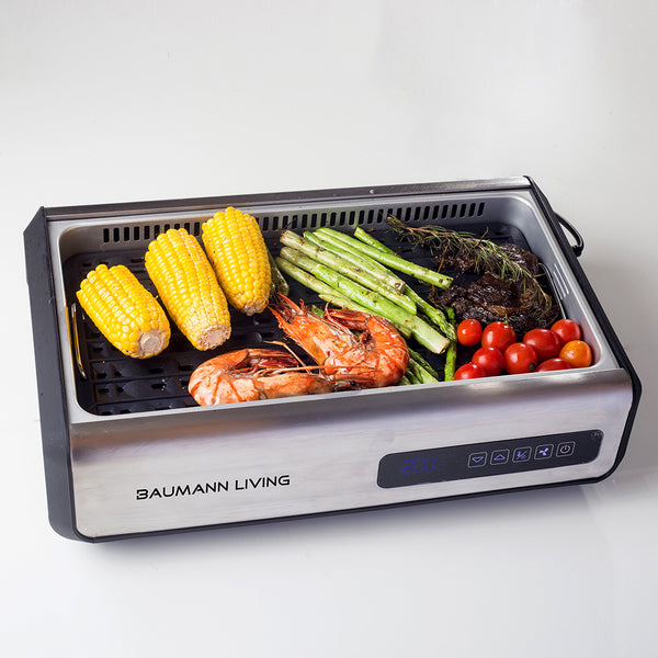 Indoor Electric Smokeless Grill & Griddle