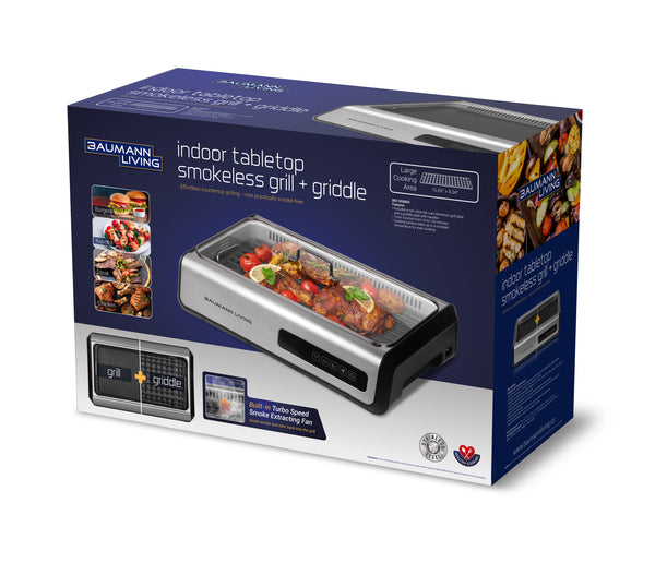 Indoor Electric Smokeless Grill & Griddle